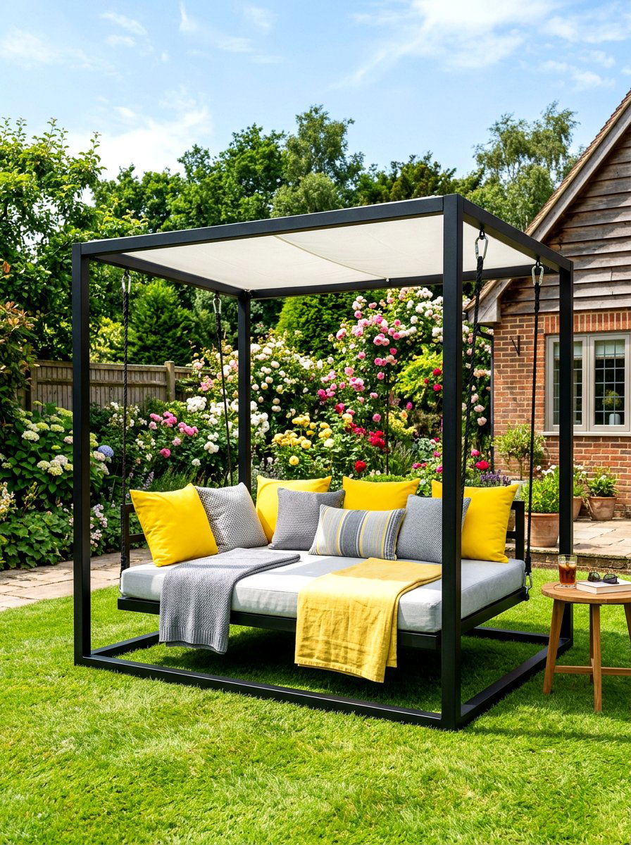 Backyard Daybed With Canopy - 30 hanging daybed ideas