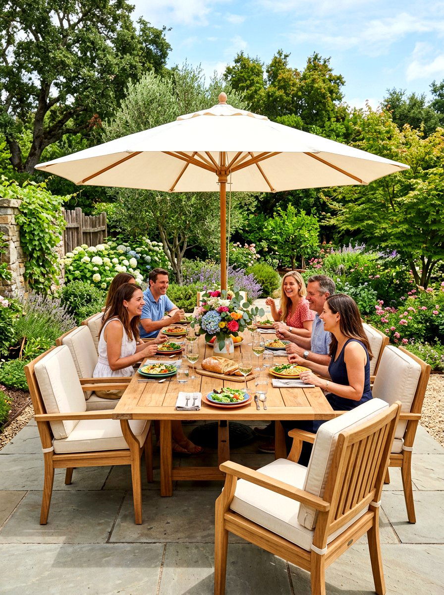 Backyard Dining Table - 30 backyard patio ideas