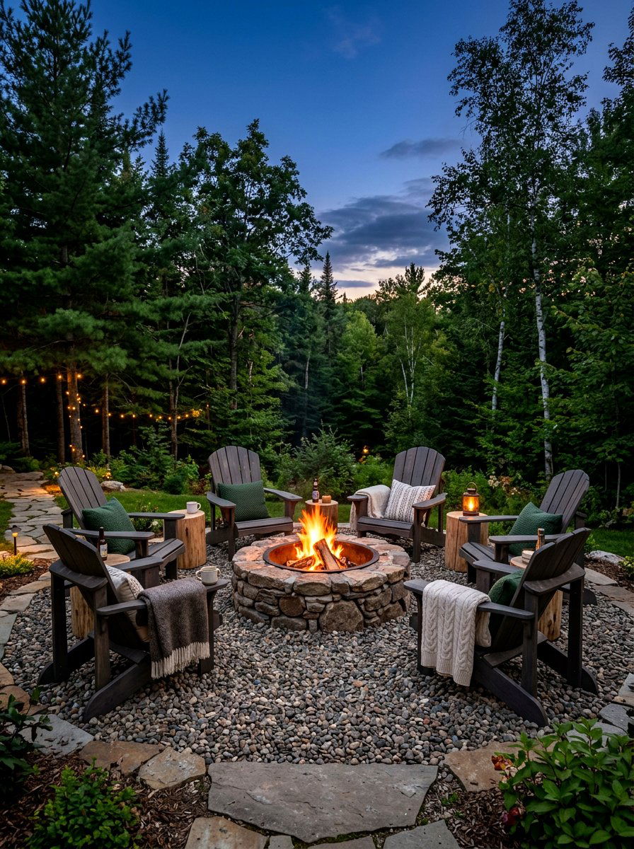 Backyard Fire Pit Seating - 30 outdoor furniture arrangement ideas