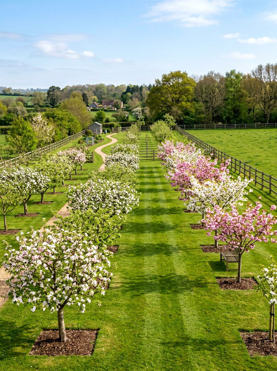 Backyard Fruit Orchard - 30 pollinator paradise backyard ideas