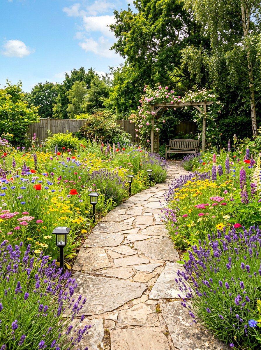 Backyard Garden Path - 30 backyard decorating ideas
