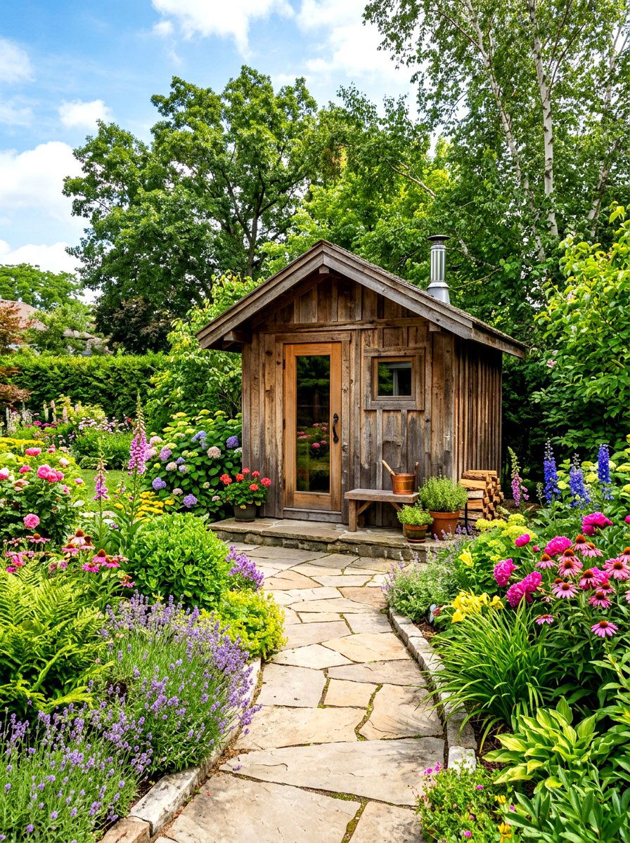 Backyard Garden Sauna - 30 sauna room ideas