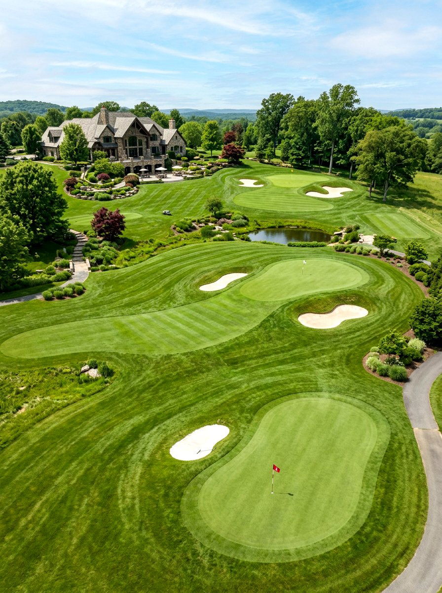 Backyard Golf Course Layout - 30 backyard putting green ideas