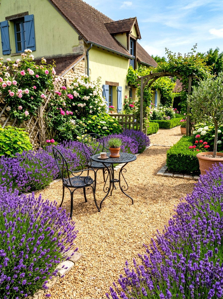 Backyard Gravel Patio - 30 backyard decorating ideas