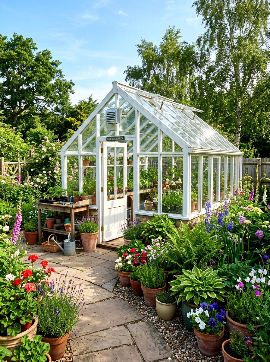 Backyard Greenhouse - 30 year round garden ideas