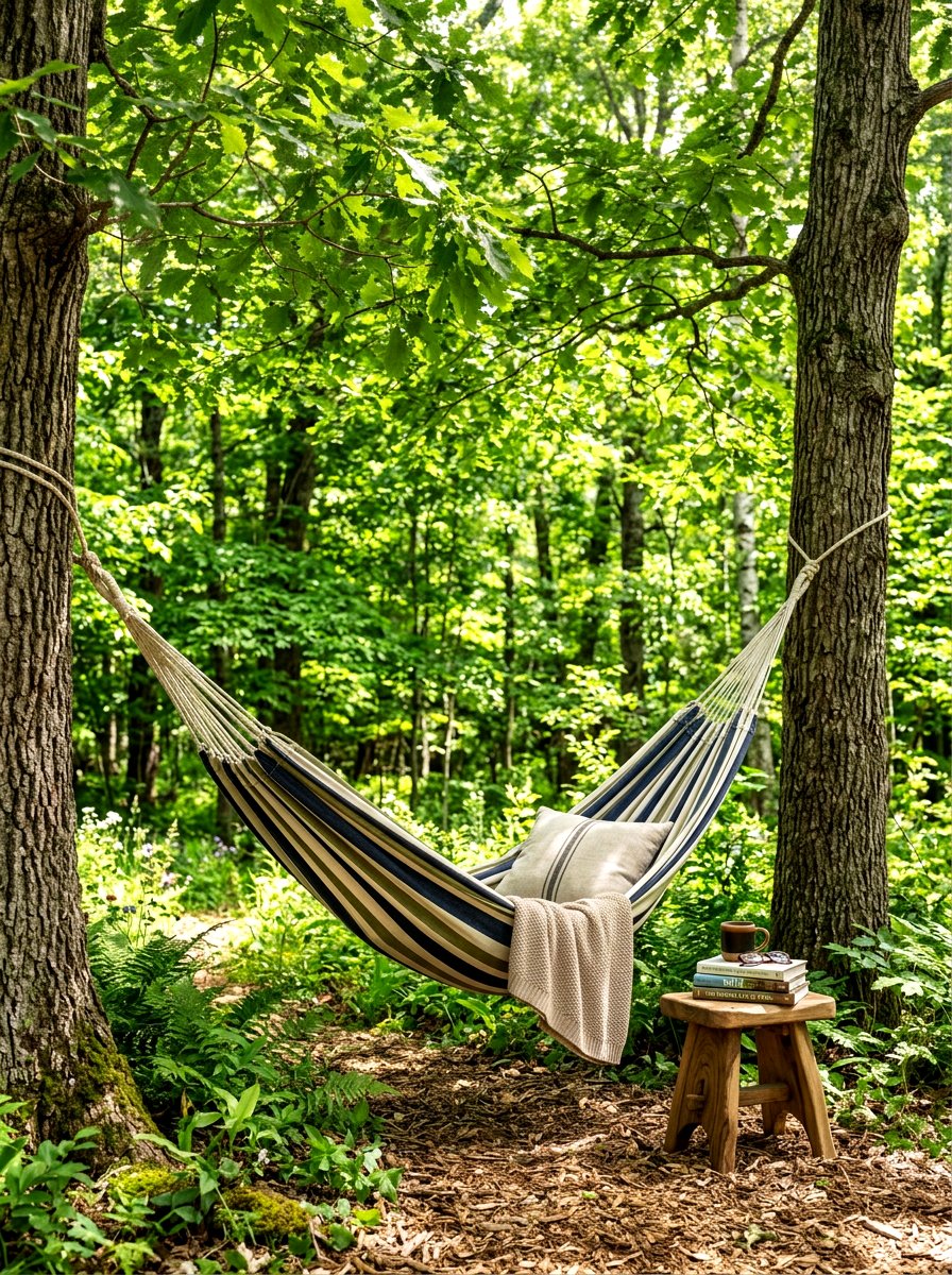 Backyard Hammock Nook - 30 viral backyard ideas