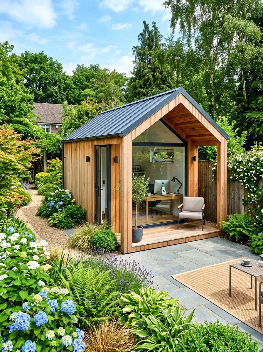 Backyard Office Pod - 30 backyard makeover ideas