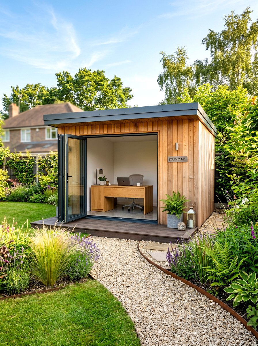 Backyard Office Shed - 30 garden shed ideas