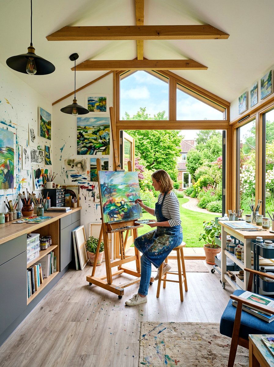 Backyard Painting Studio - 30 art shed ideas