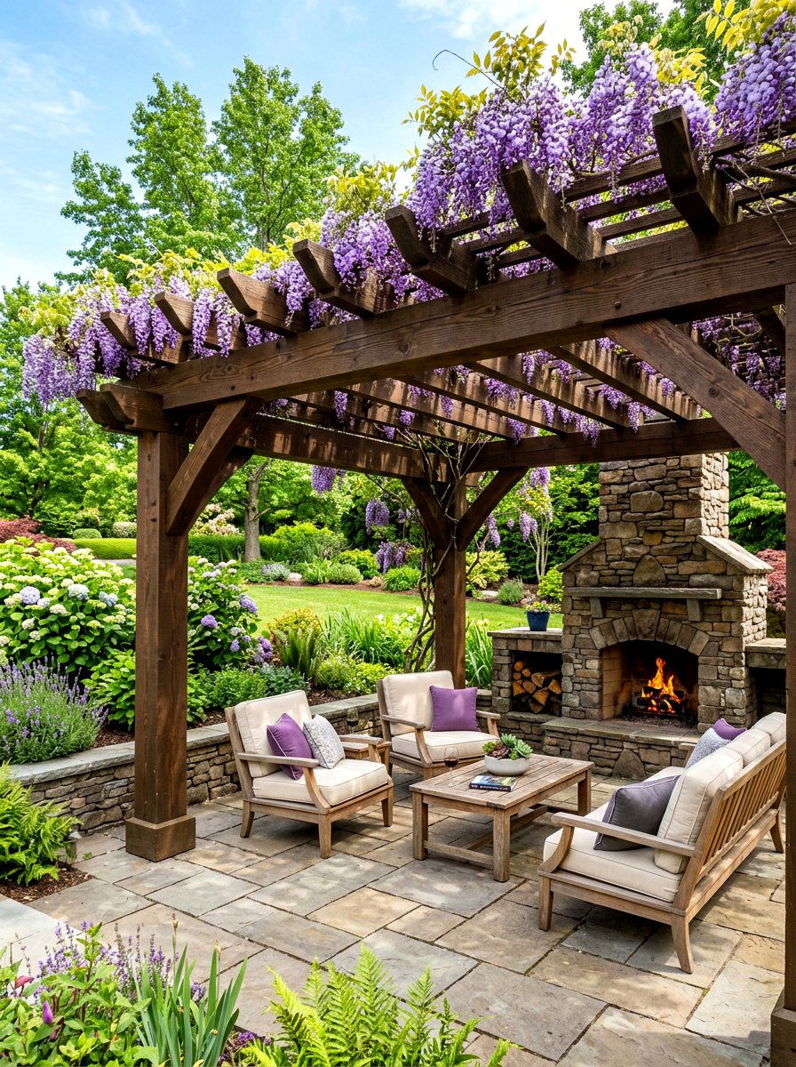 Backyard Pergola Design - 30 Mediterranean house exterior ideas