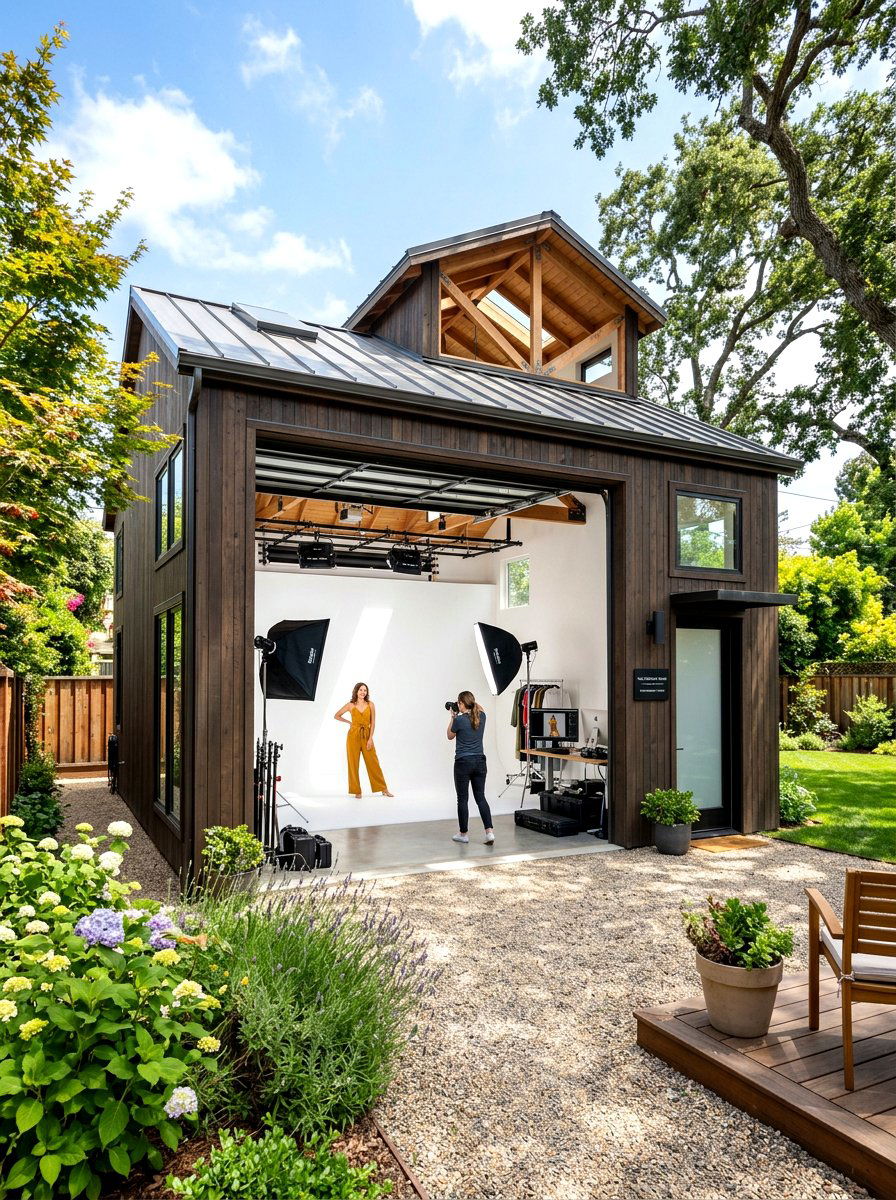 Backyard Photography Studio - 30 backyard studio shed ideas