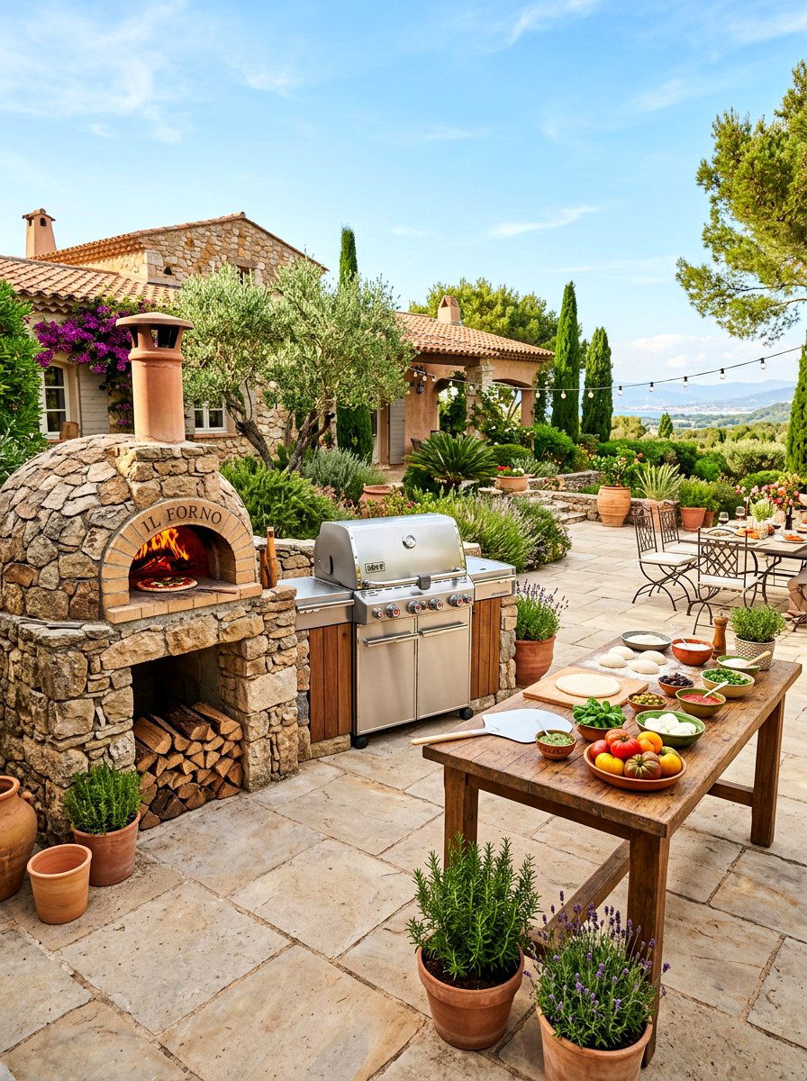 Backyard Pizza Oven Grill - 30 backyard grill station ideas