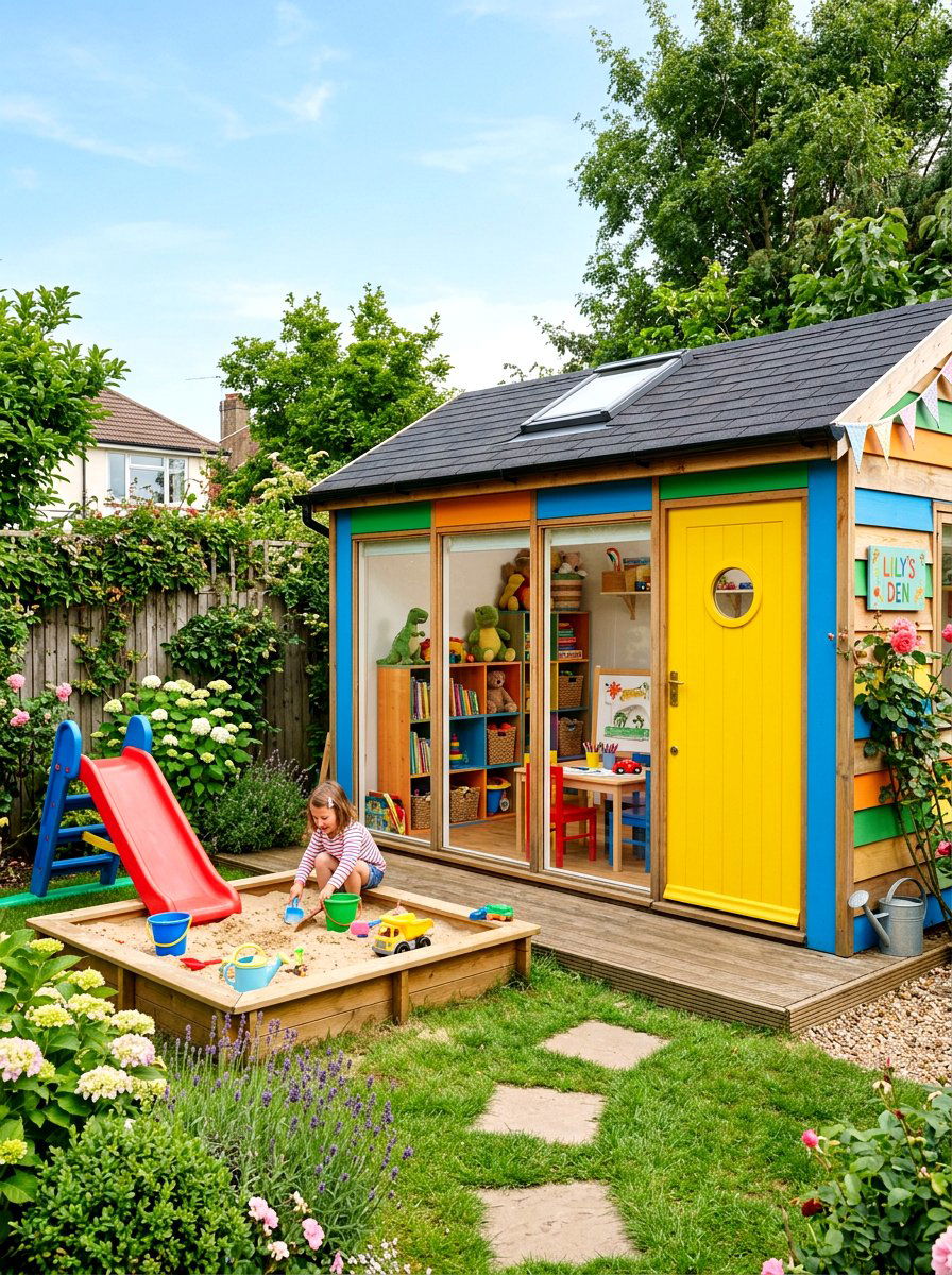 Backyard Play Room - 30 garden studio backyard ideas
