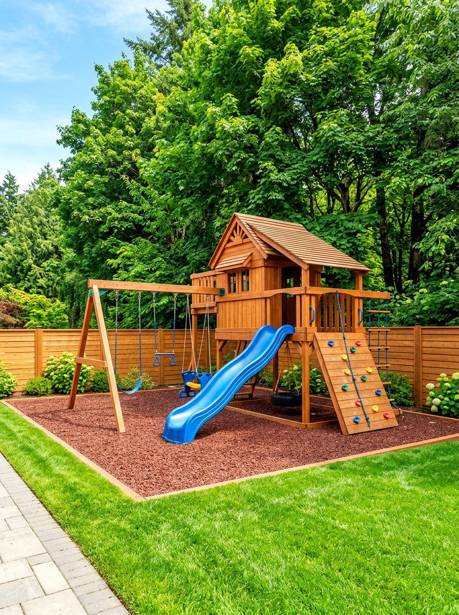Backyard Playground - 30 family backyard ideas