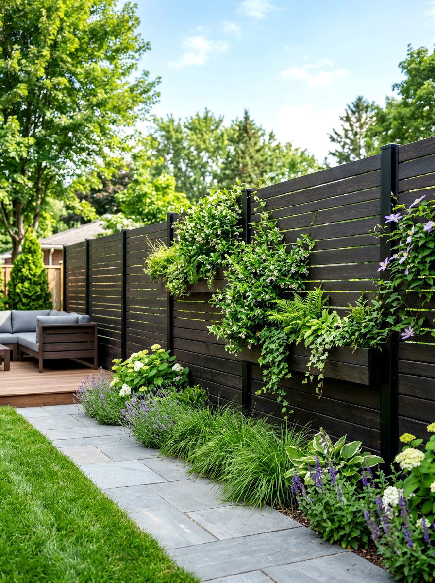 Backyard Privacy Fence - 30 backyard makeover ideas