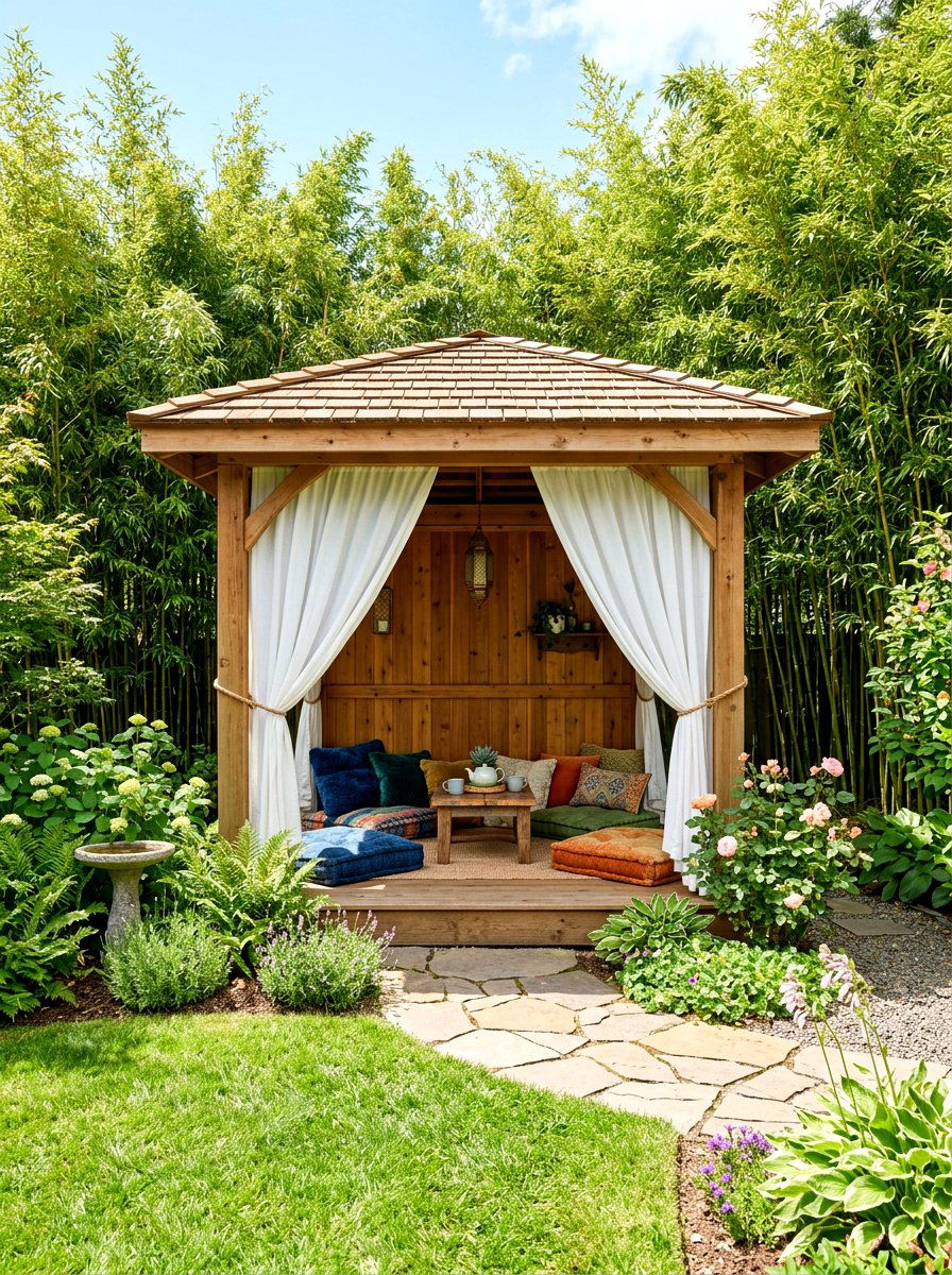 Backyard Sanctuary Gazebo - 30 small gazebo ideas