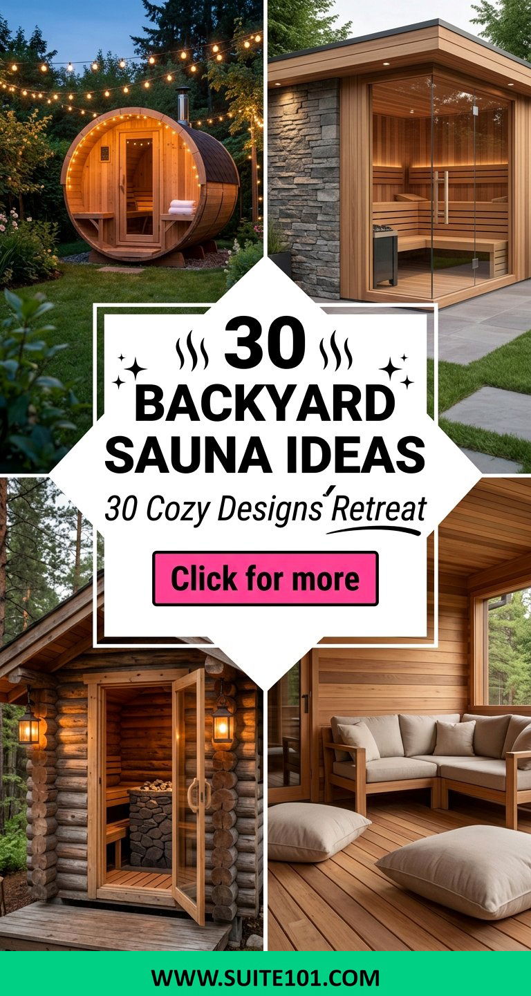 Backyard Sauna Ideas 30 Cozy Designs for a Relaxing Retreat - Backyard Sauna Ideas: 30 Cozy Designs for a Relaxing Retreat
