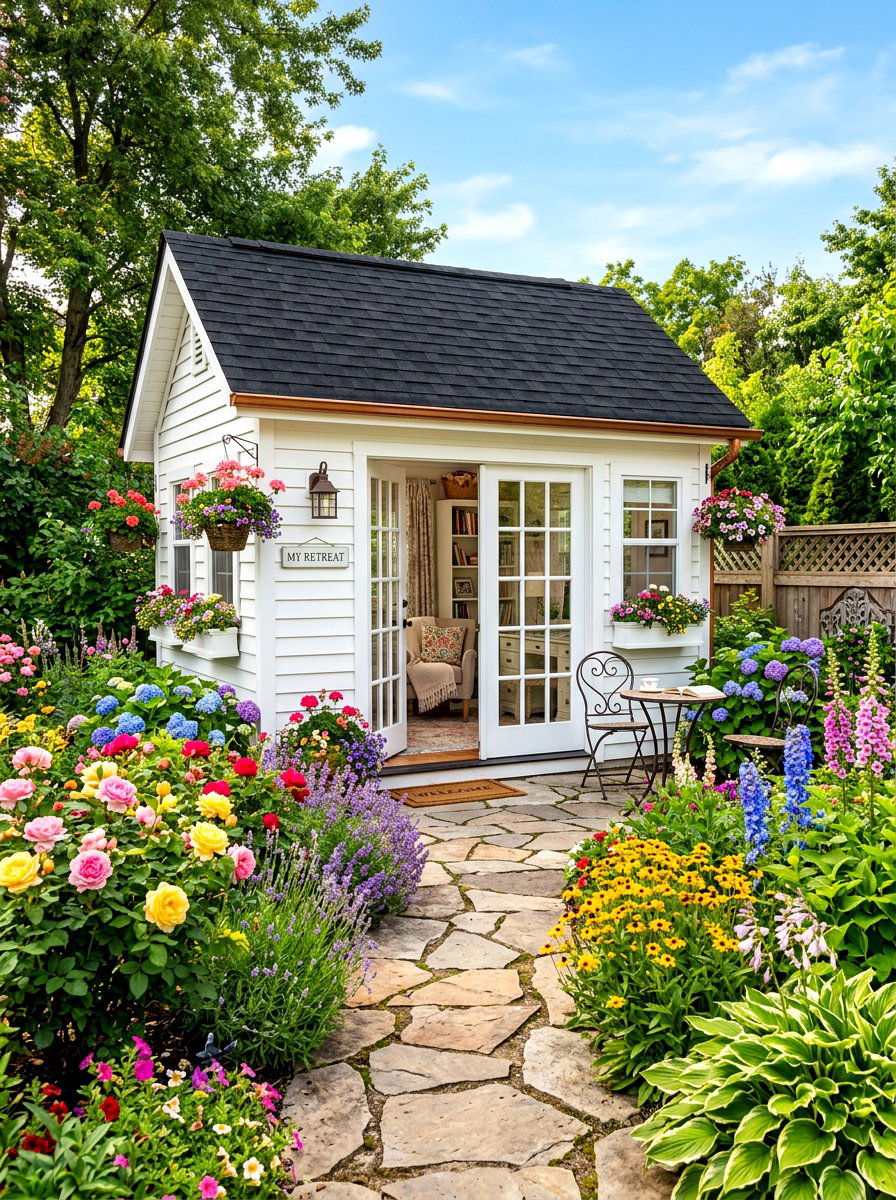 Backyard She Shed - 30 backyard retreat ideas
