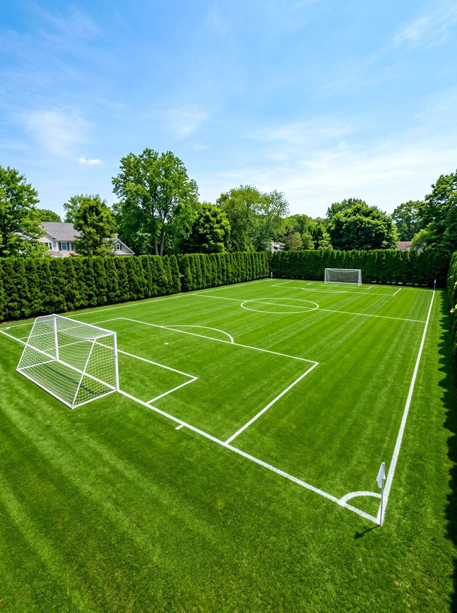 Backyard Soccer Field - 30 family backyard ideas