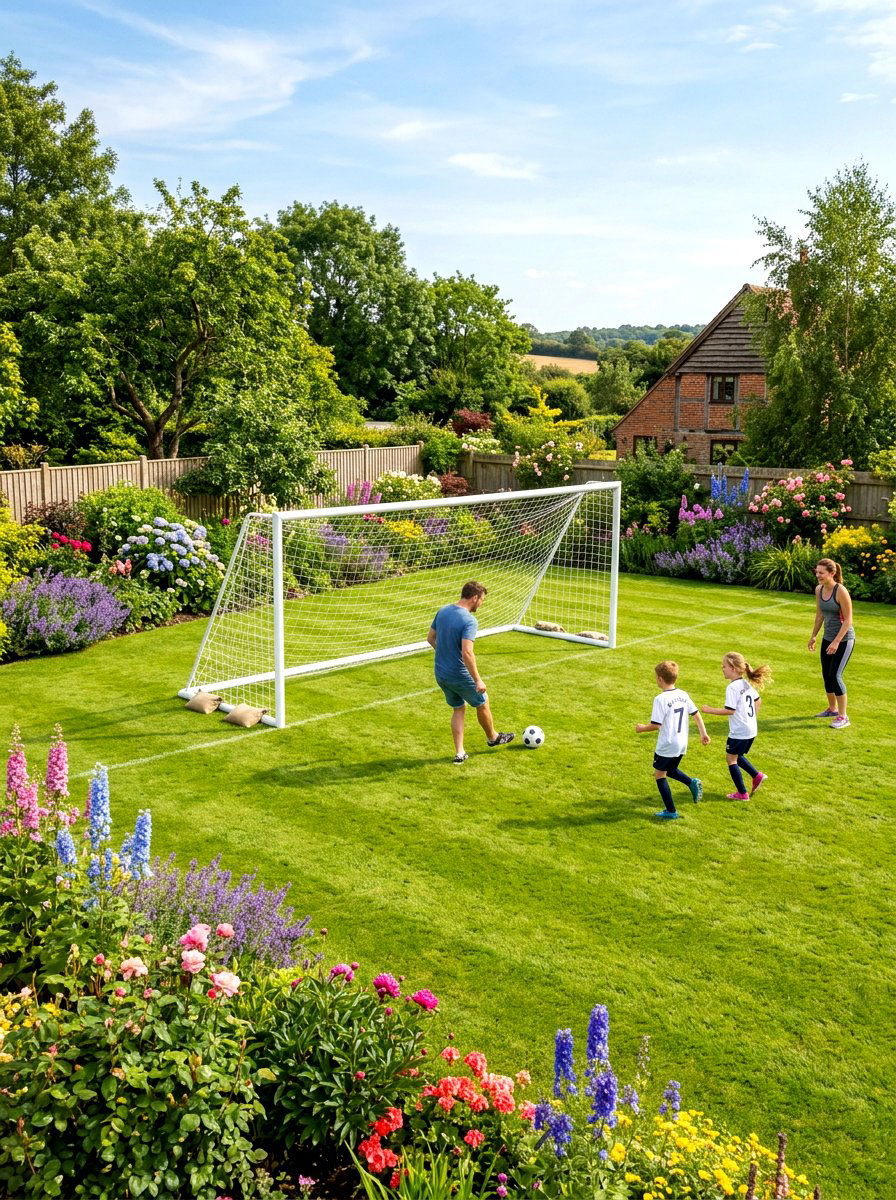 Backyard Soccer Goal Post - 30 backyard game area ideas
