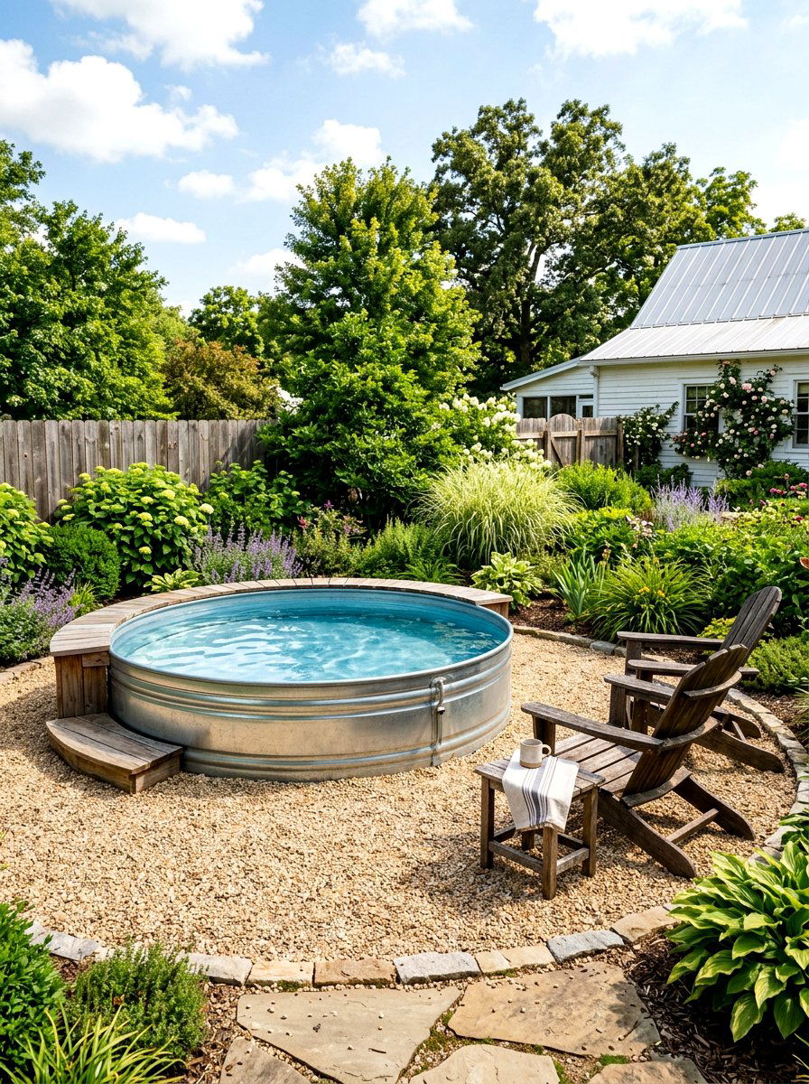 Backyard Stock Tank Pool - 30 small backyard pool ideas
