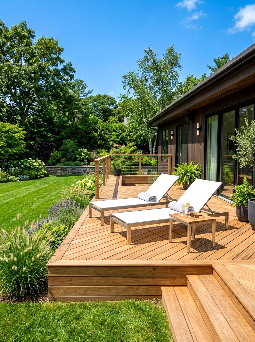 Backyard Sun Deck - 30 backyard retreat ideas