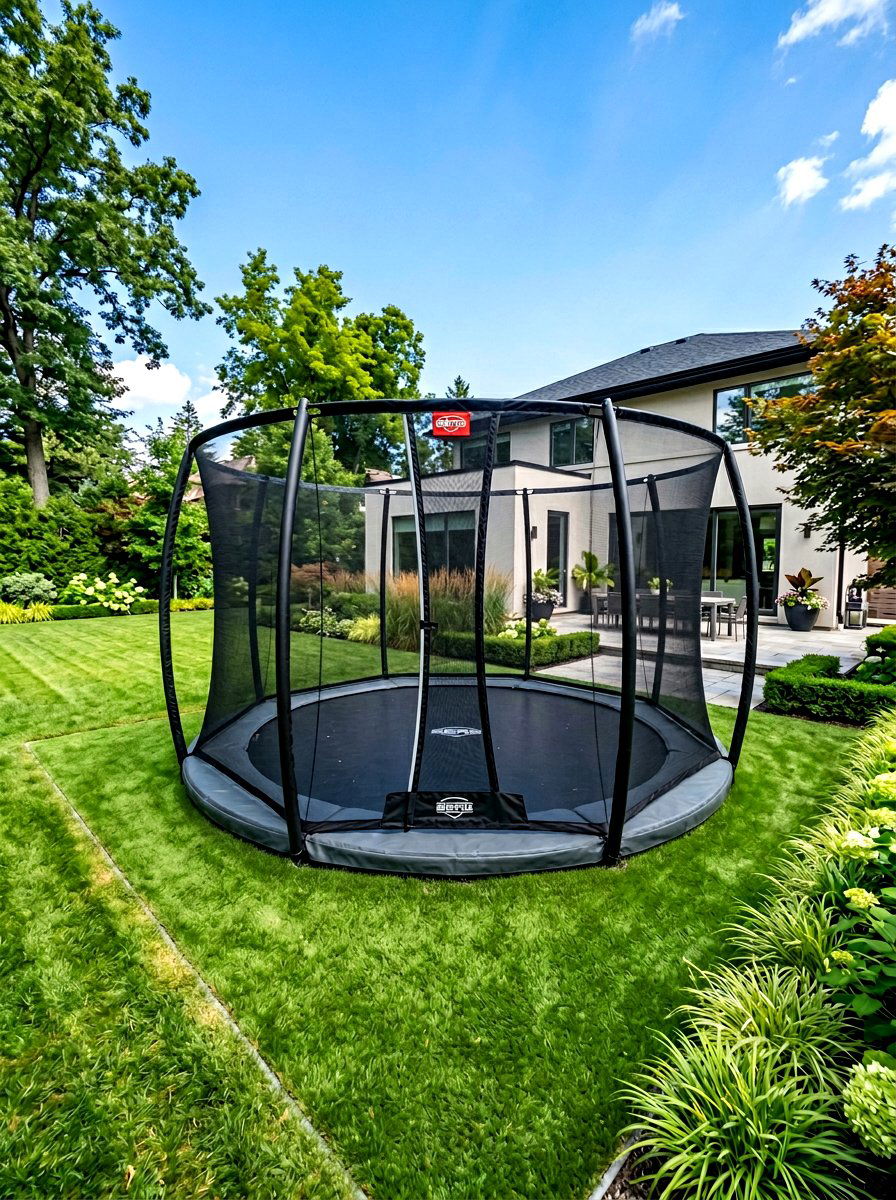Backyard Trampoline Zone - 30 family backyard ideas