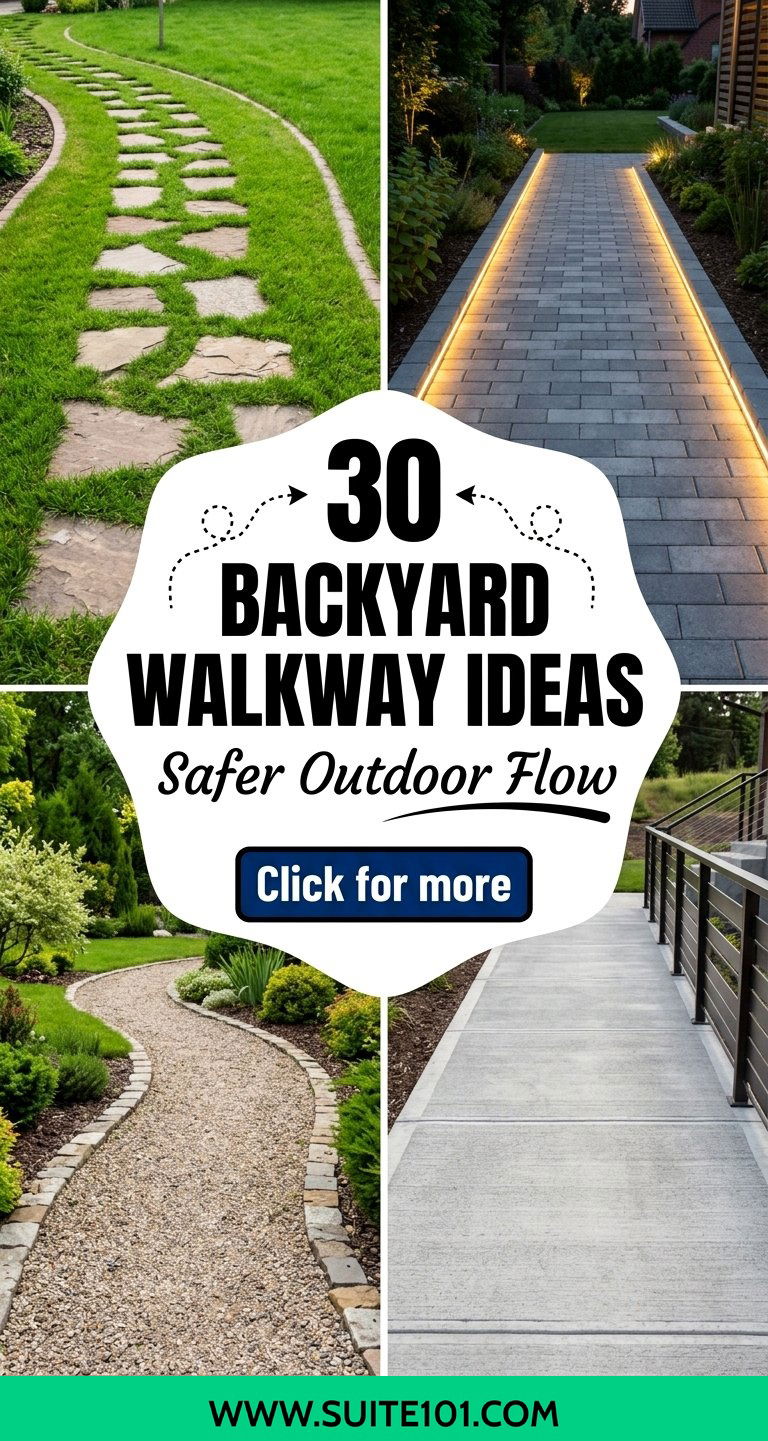 Backyard Walkway Ideas 30 Beautiful Paths for Safer Outdoor Flow - Backyard Walkway Ideas: 30 Beautiful Paths for Safer Outdoor Flow