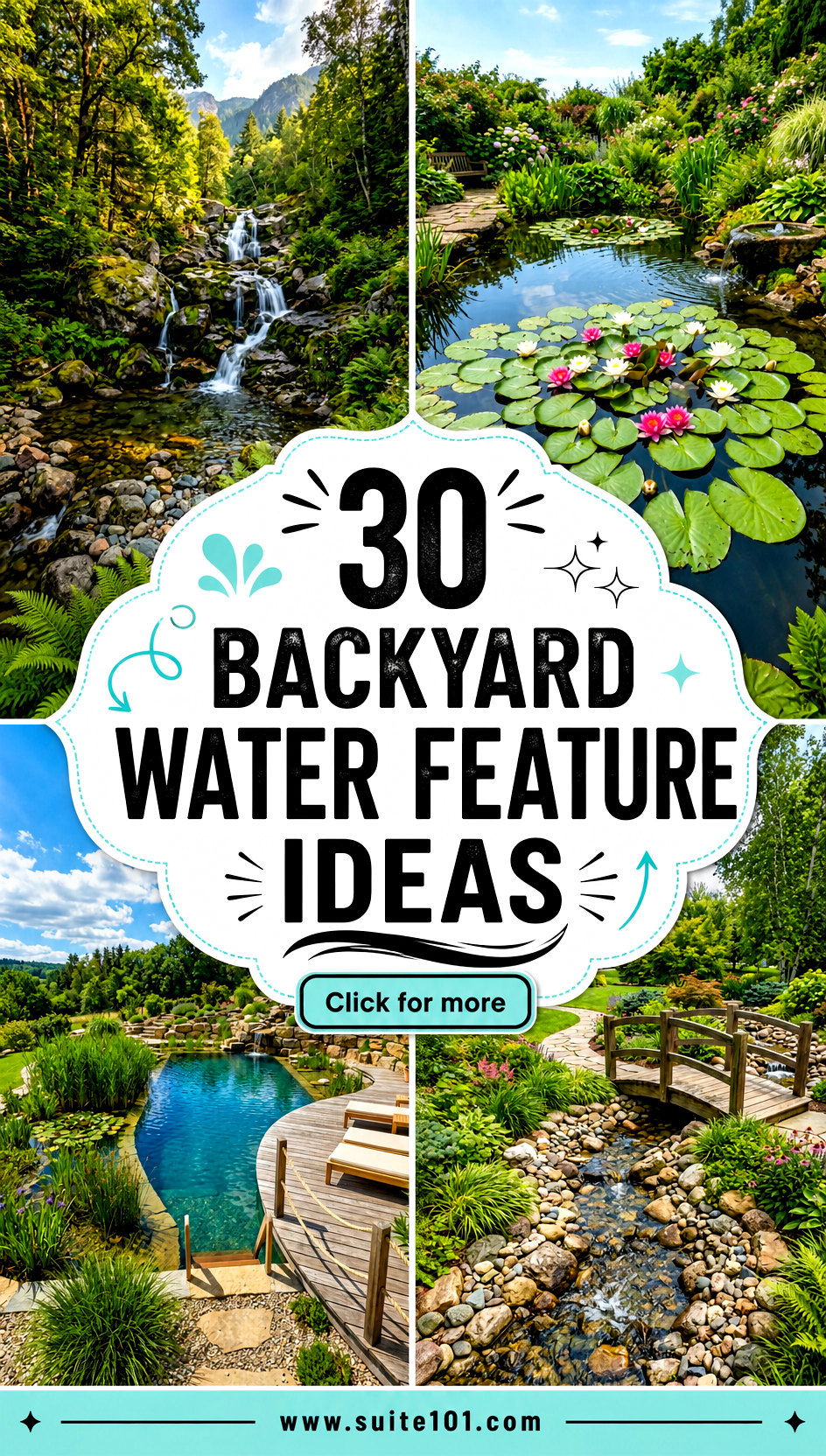 Backyard Water Feature Ideas 30 Lush Sounds for Garden Escape - Backyard Water Feature Ideas: 30 Lush Sounds for Garden Escape