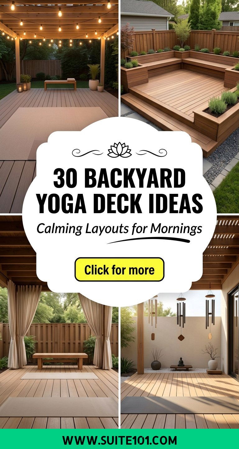Backyard Yoga Deck Ideas 30 Calming Layouts for Mornings - Backyard Yoga Deck Ideas: 30 Calming Layouts for Mornings
