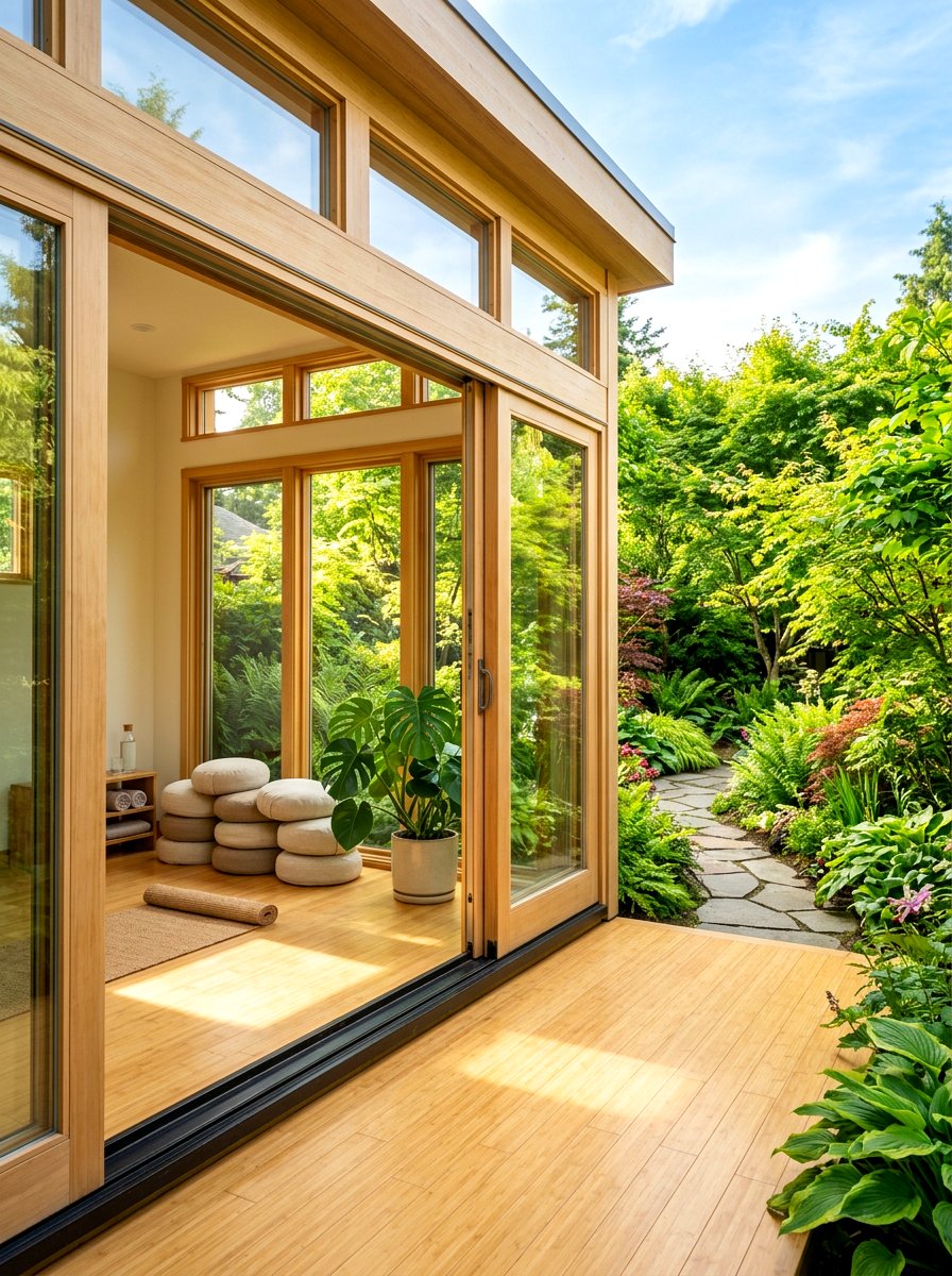 Backyard Yoga Studio - 30 backyard retreat shed ideas