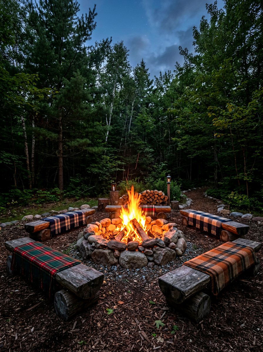 Backyard bonfire - 30 backyard date night ideas