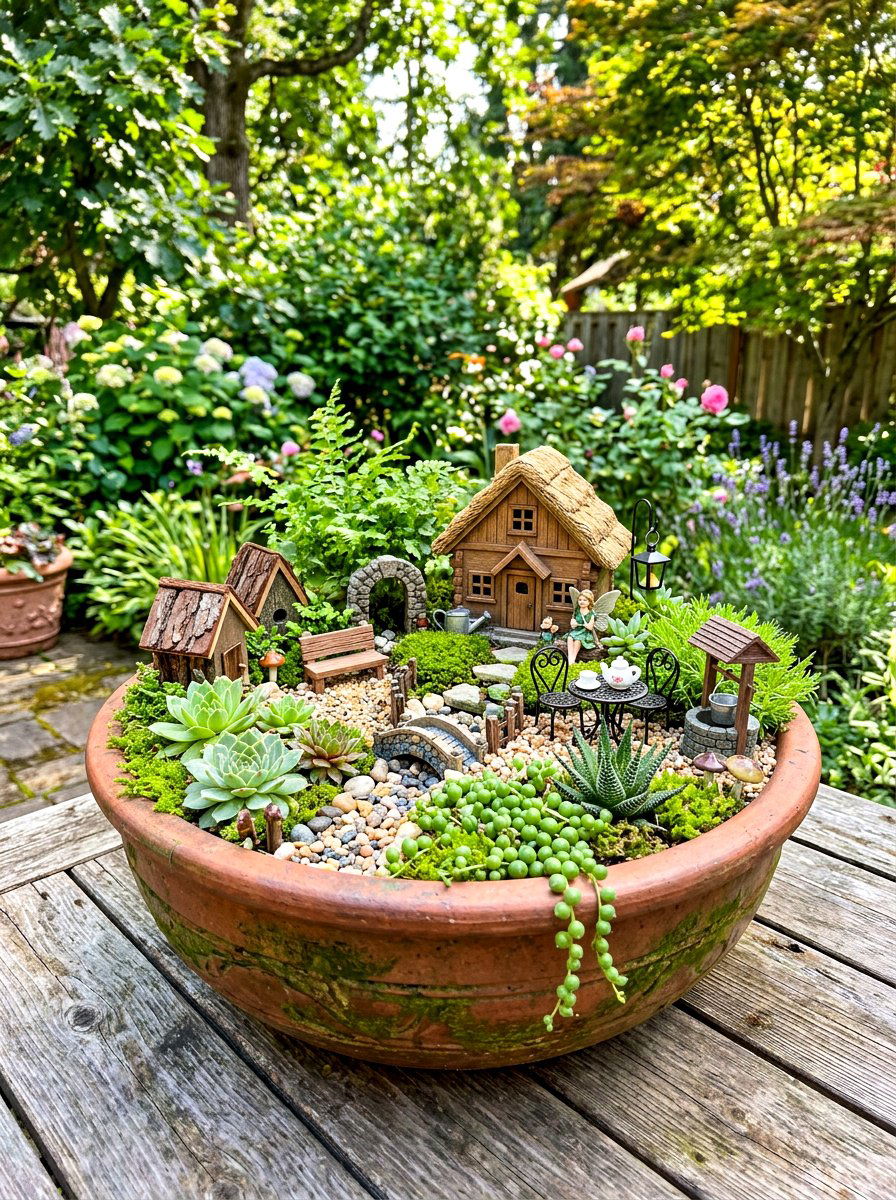 Backyard fairy garden - 30 kids backyard play area ideas