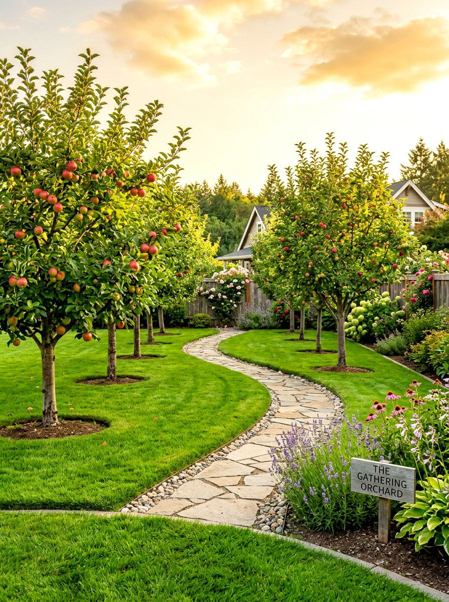 Backyard fruit tree garden - 30 kitchen garden backyard ideas