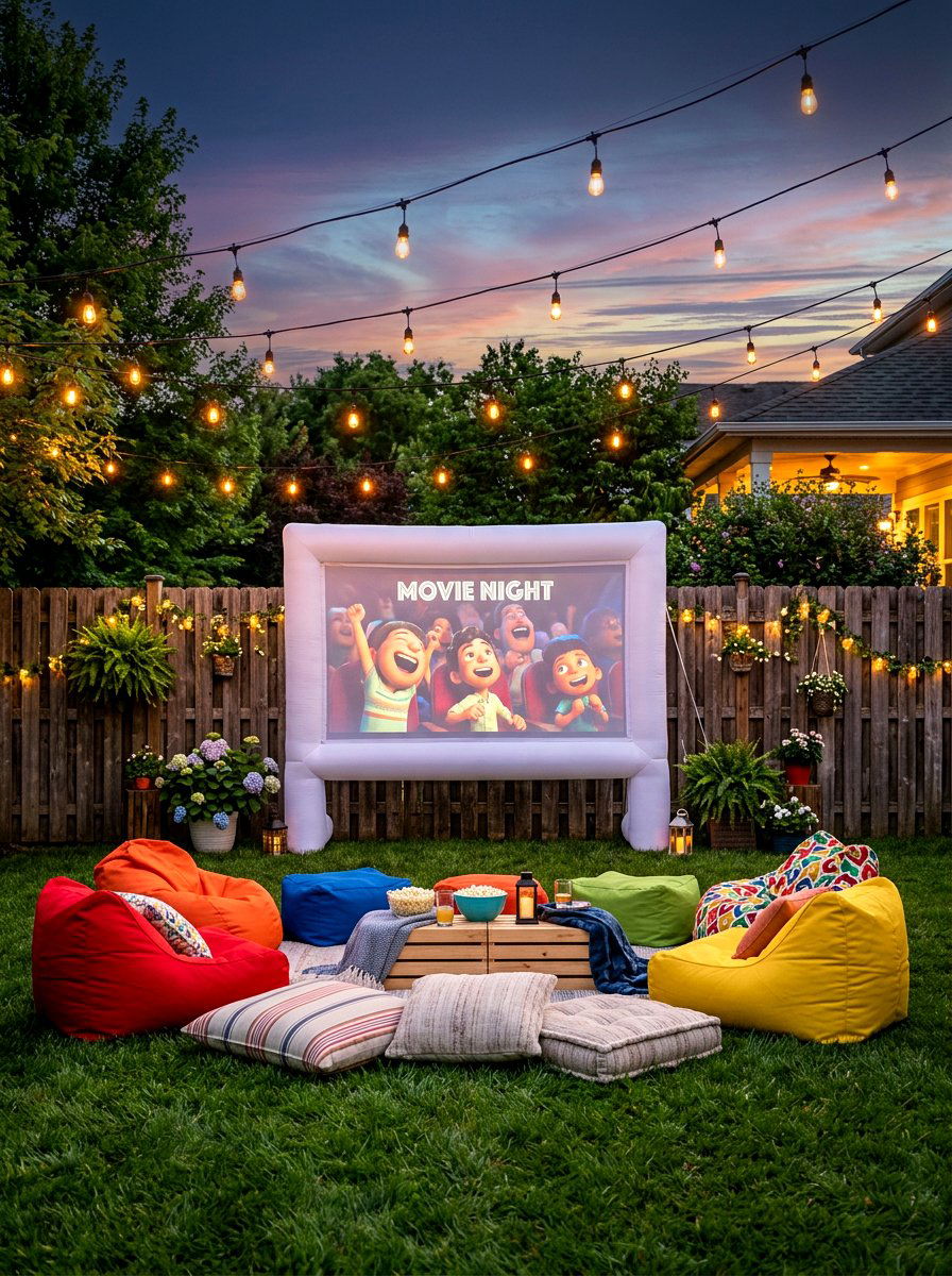 Backyard movie theater - 30 movie room ideas