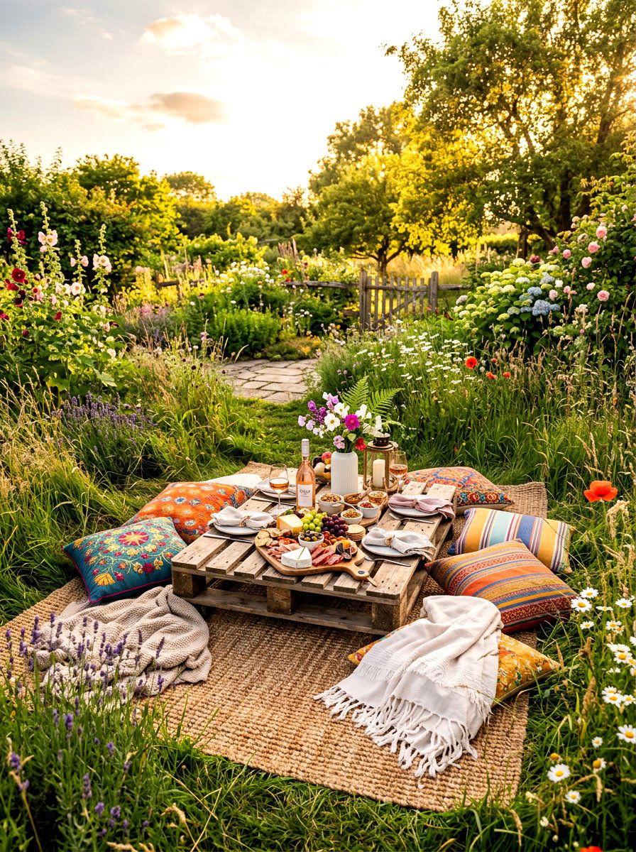 Backyard picnic - 30 backyard date night ideas