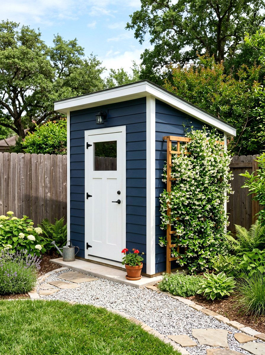 Backyard shed storage - 30 backyard corner ideas