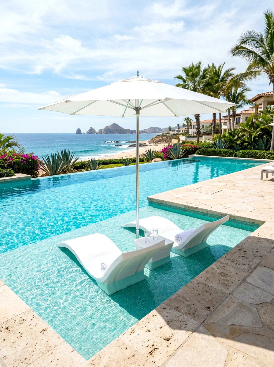 Baja shelf pool - 30 modern pool ideas