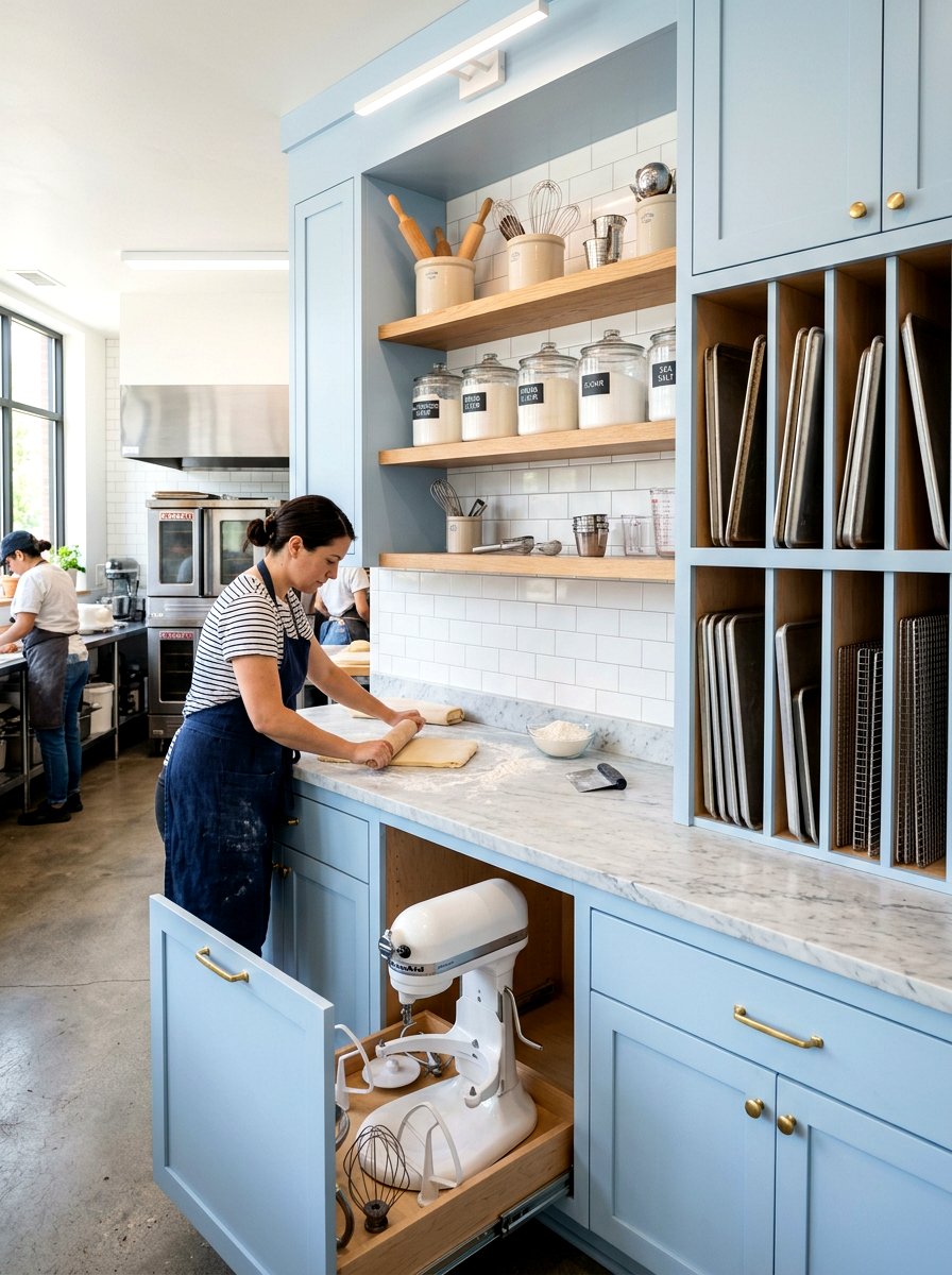 Baking Station Prep Kitchen - 30 small prep kitchen ideas