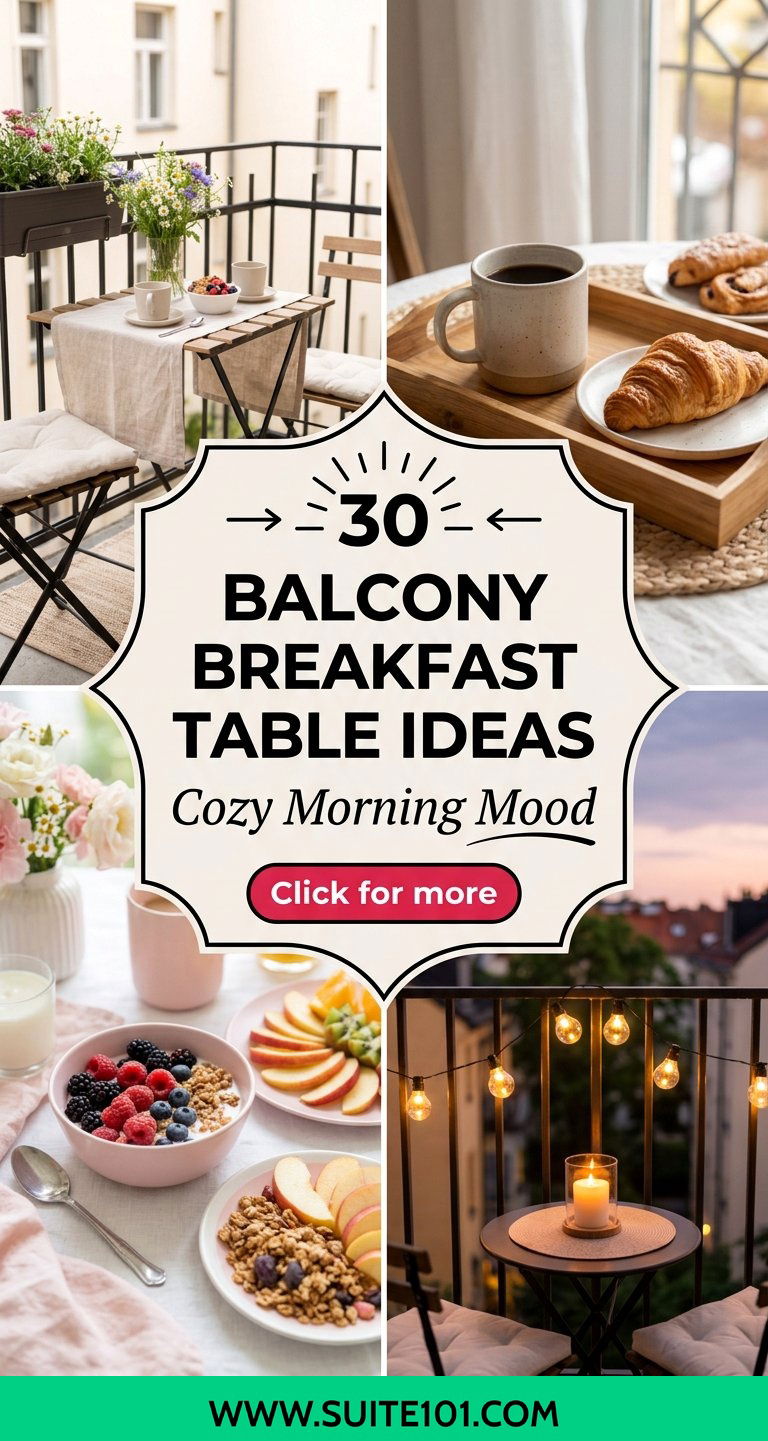 Balcony Breakfast Table Ideas 30 Cozy Setups for Cozy Mornings - Balcony Breakfast Table Ideas: 30 Cozy Setups for Cozy Mornings
