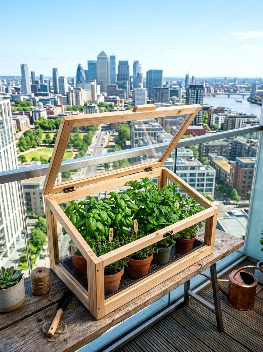 Balcony Cold Frame - 30 cold frame garden ideas