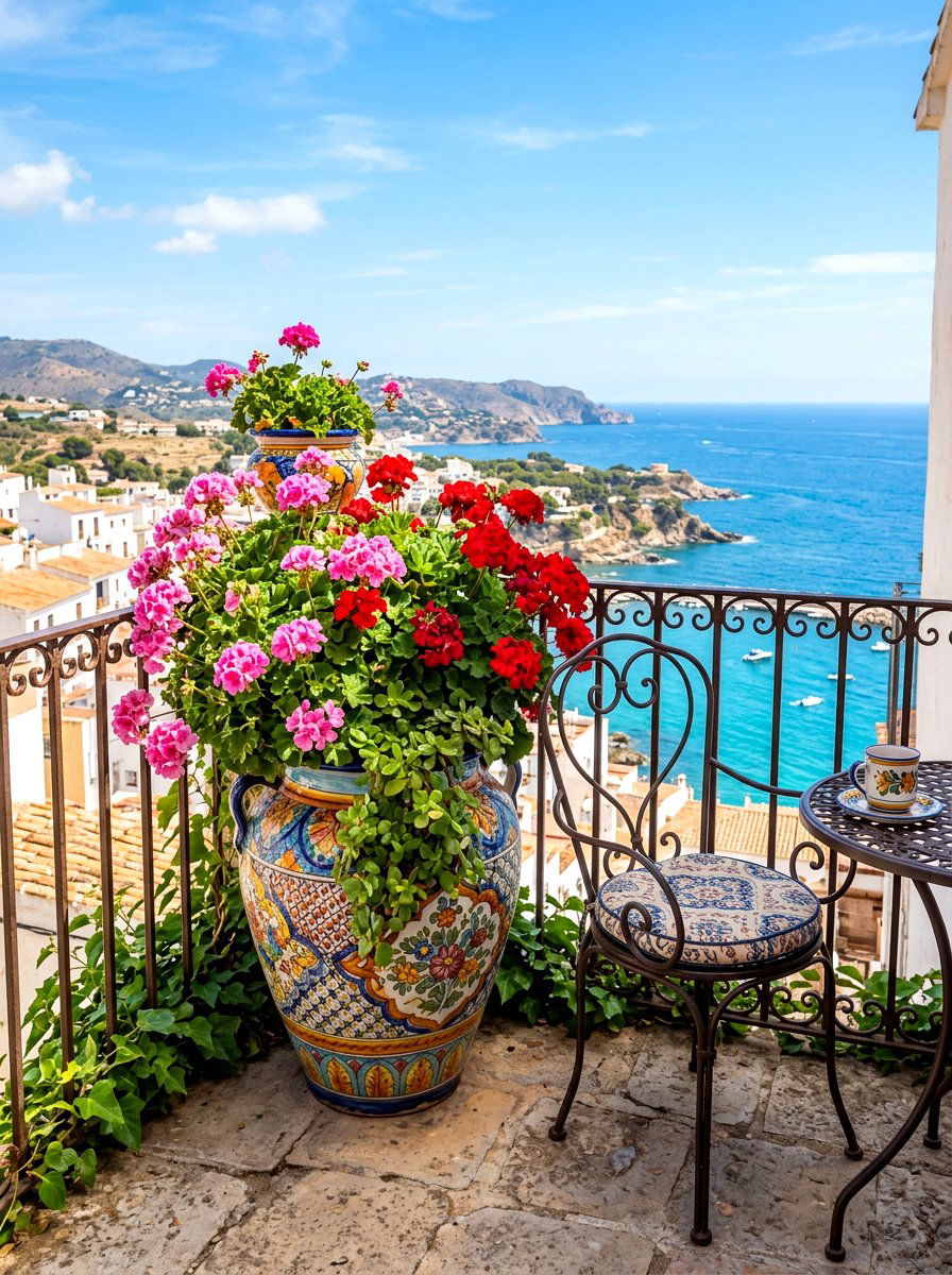 Balcony Flower Pot - 30 balcony container garden ideas