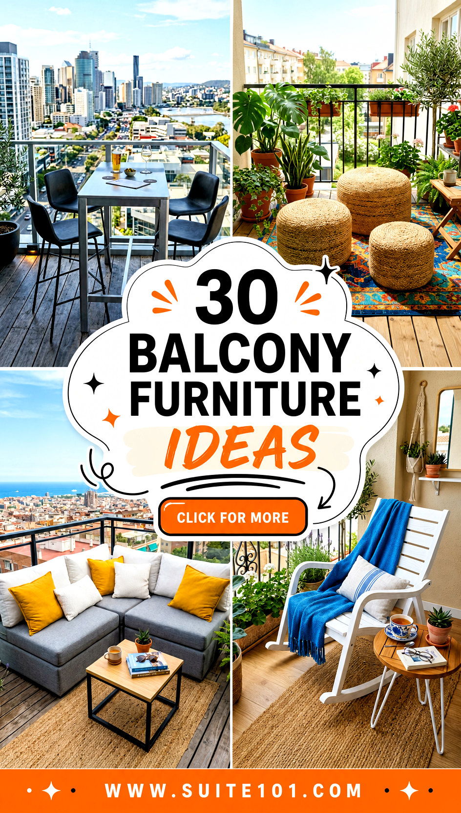 Balcony Furniture Ideas 30 Cozy Picks for Small-Space Living - Balcony Furniture Ideas: 30 Cozy Picks for Small-Space Living