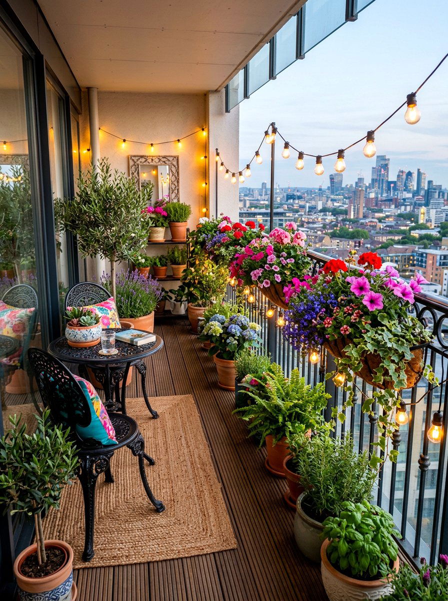 Balcony Garden Setup - 30 collected apartment decor ideas
