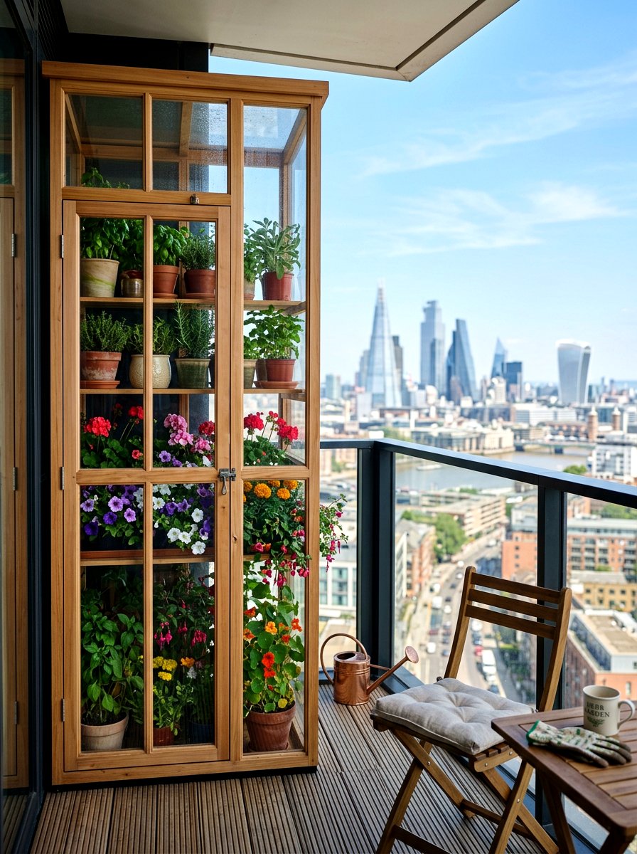Balcony Greenhouse - 30 small greenhouse ideas