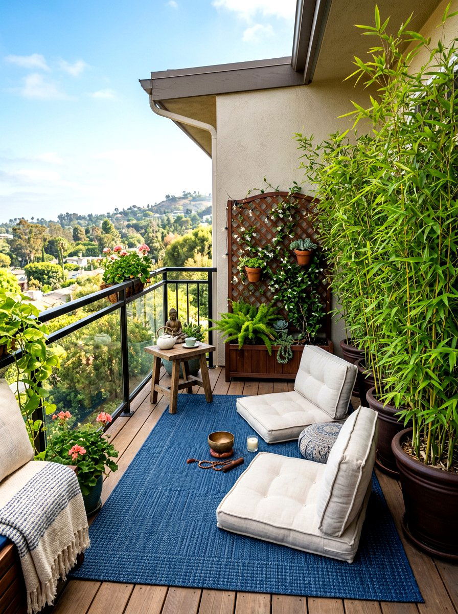 Balcony Meditation Nook - 30 meditation nook ideas