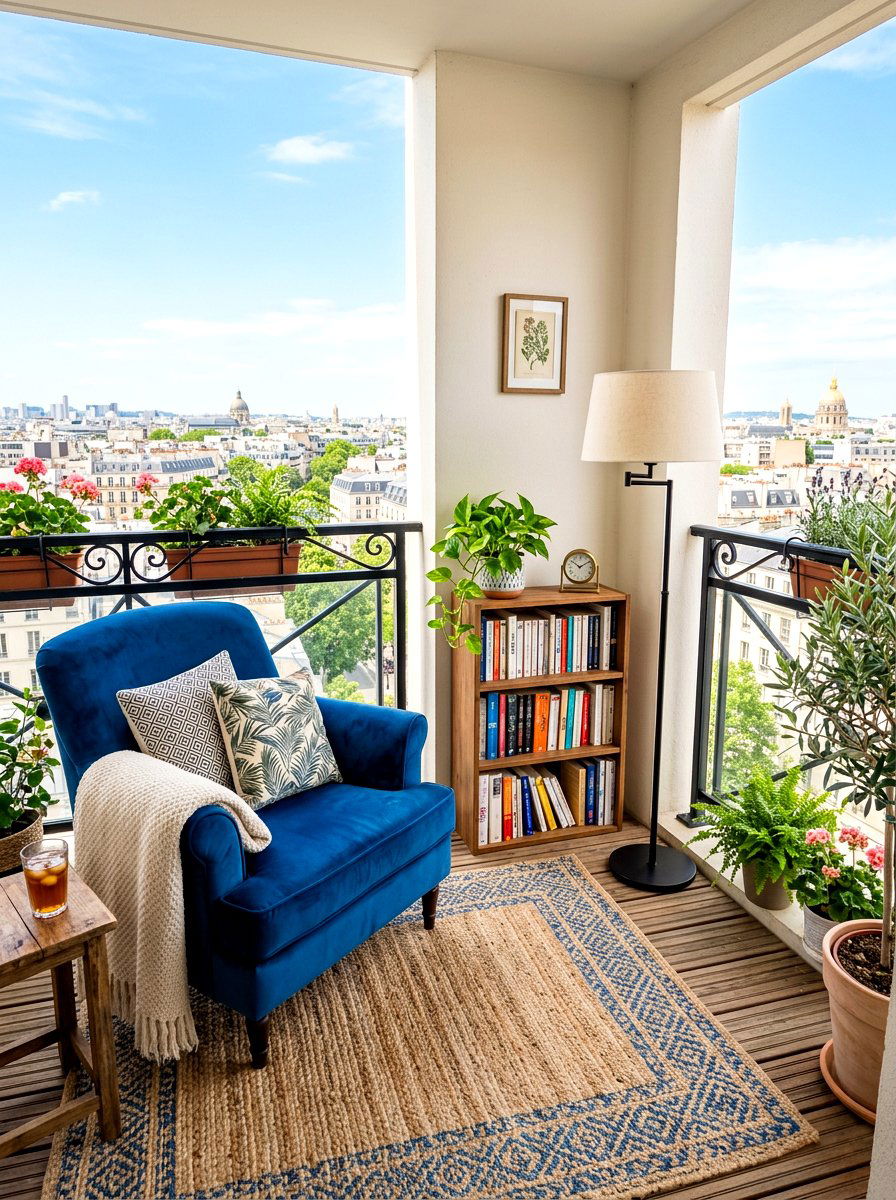 Balcony Outdoor Reading Nook - 30 urban balcony ideas