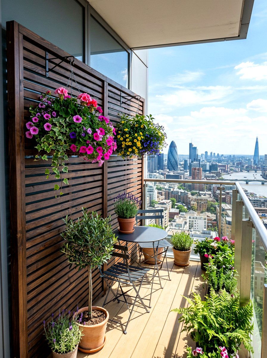 Balcony Privacy Trellis Panel - 30 trellis privacy ideas