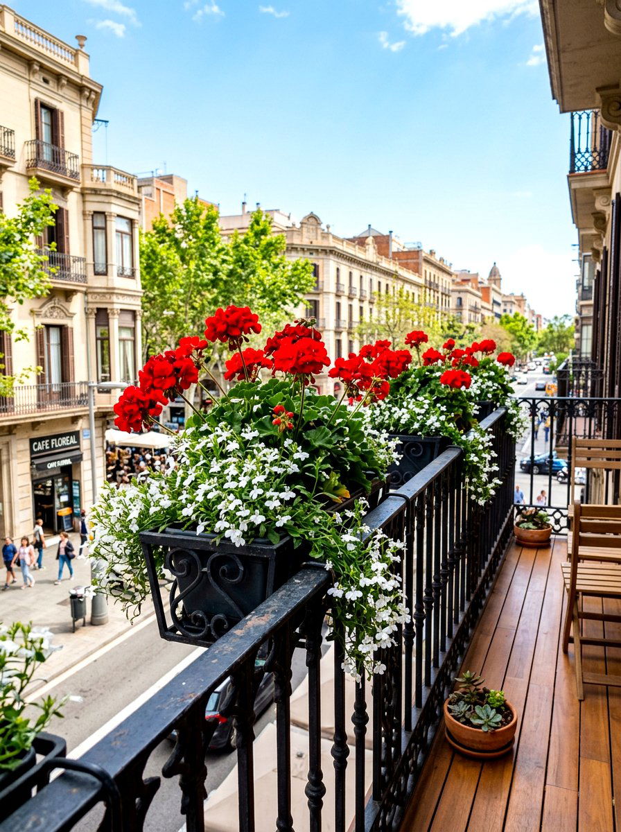 Balcony Railing Planter Boxes - 30 urban balcony ideas