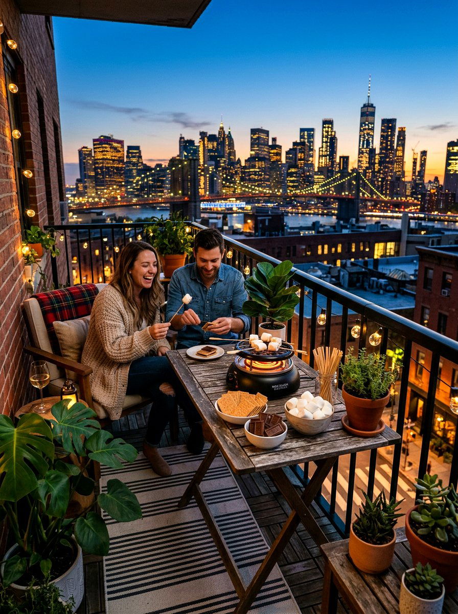 Balcony Smores Station - 30 s'mores station ideas